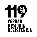 Logo 119 vertical + lema negro