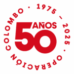 Sello 50 años color